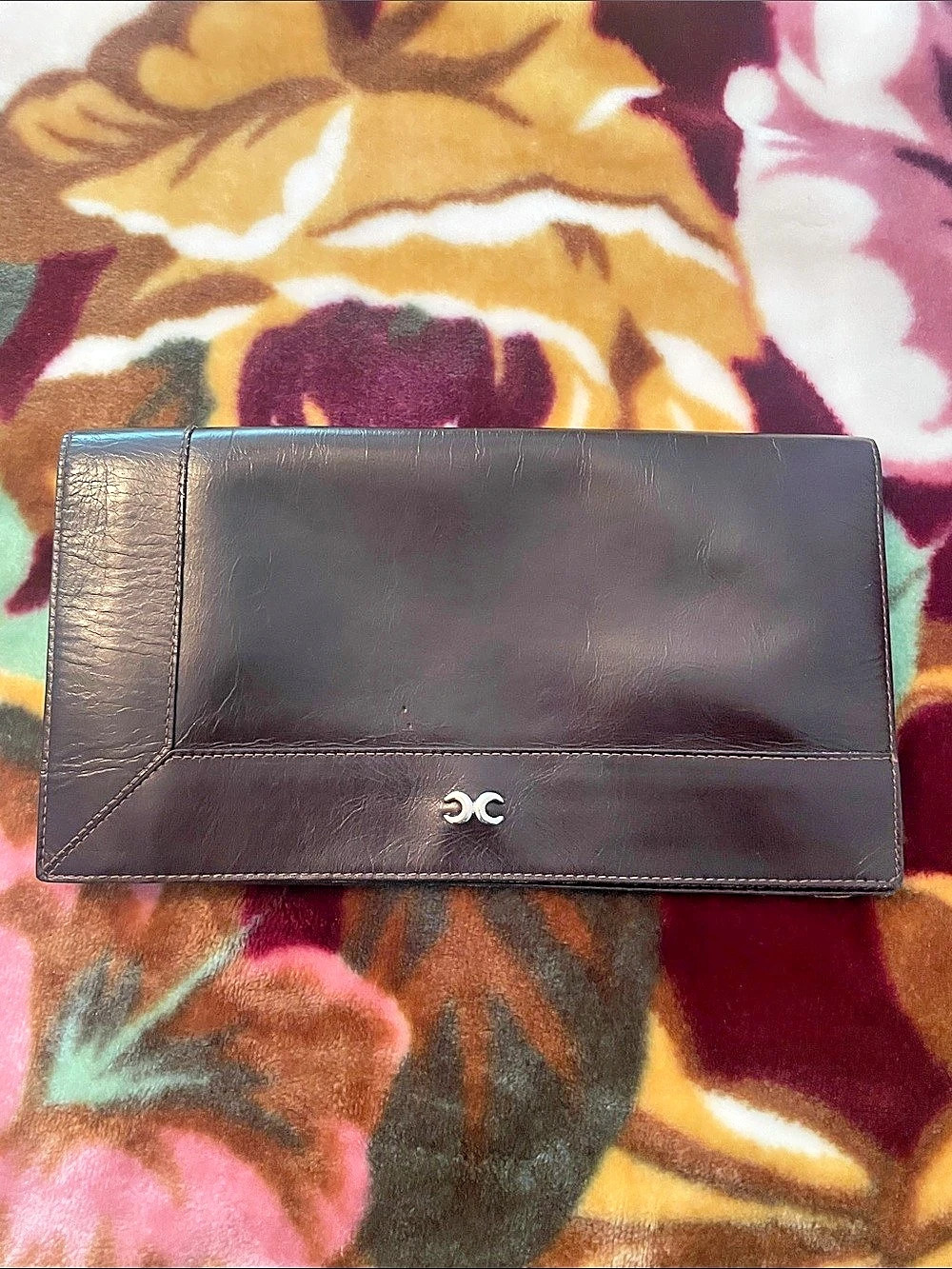 Mimo Sacs Ltd. Leather Clutch in Brown